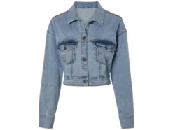 Damen Jeansjacke mit aufgesetzten Brusttaschen