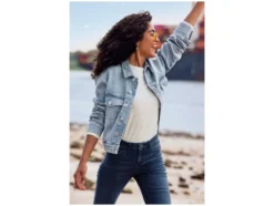Damen Jeansjacke, weit geschnitten