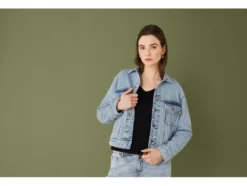Damen Jeansjacke, weit geschnitten