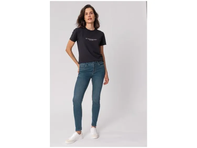 Damen Jeans, Skinny Fit, mittlere Leibhöhe