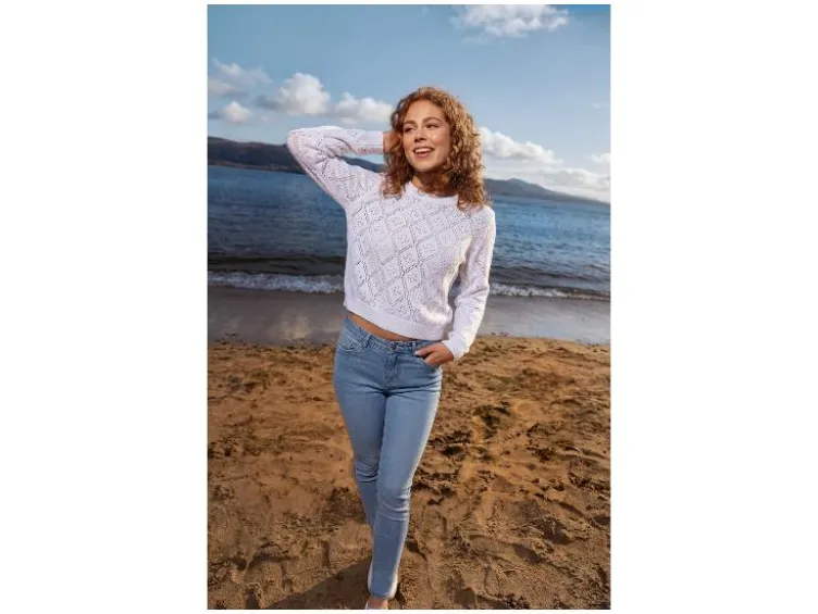 Damen Jeans, Skinny Fit, normale Leibhöhe