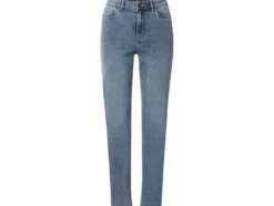 Damen Jeans, Straight Fit, hohe Leibhöhe