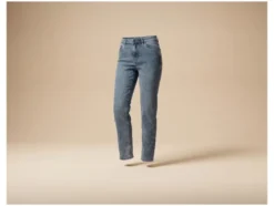 Damen Jeans, Straight Fit, hohe Leibhöhe