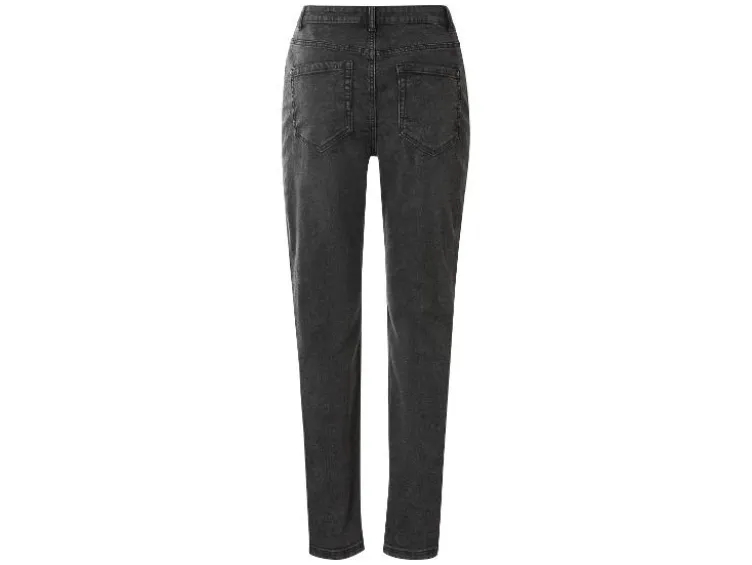 Damen Jeans, Straight Fit, hohe Leibhöhe