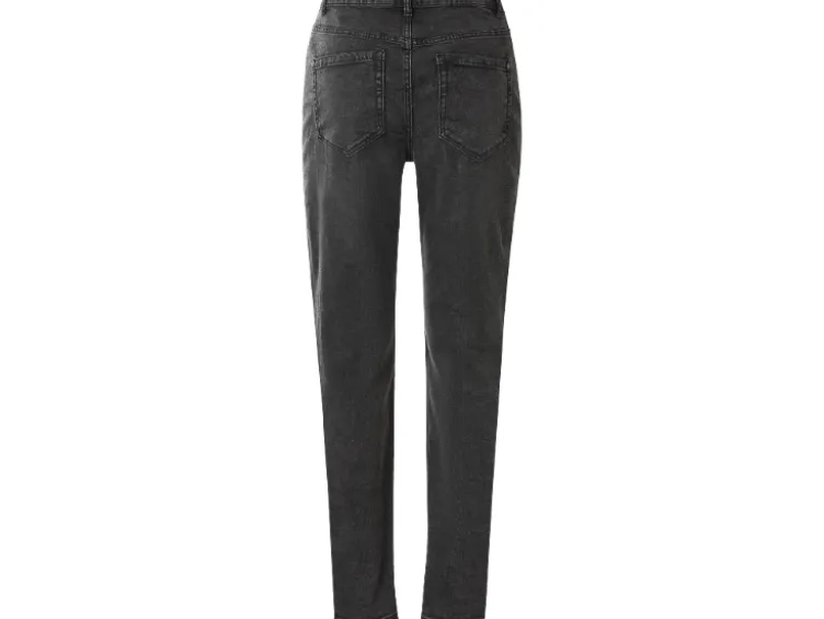 Damen Jeans, Straight Fit, hohe Leibhöhe