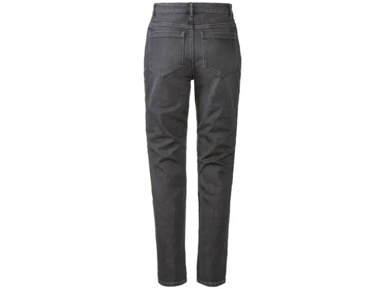 Damen Jeans, Straight Fit, hohe Leibhöhe