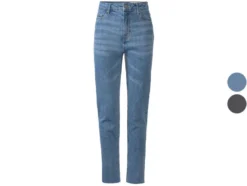Damen Jeans, Straight Fit, hohe Leibhöhe