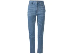 Damen Jeans, Straight Fit, hohe Leibhöhe