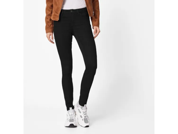 Damen Jeans, Super Skinny, normale Leibhöhe