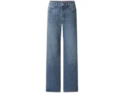 Damen Jeans, Wide Leg, hohe Leibhöhe