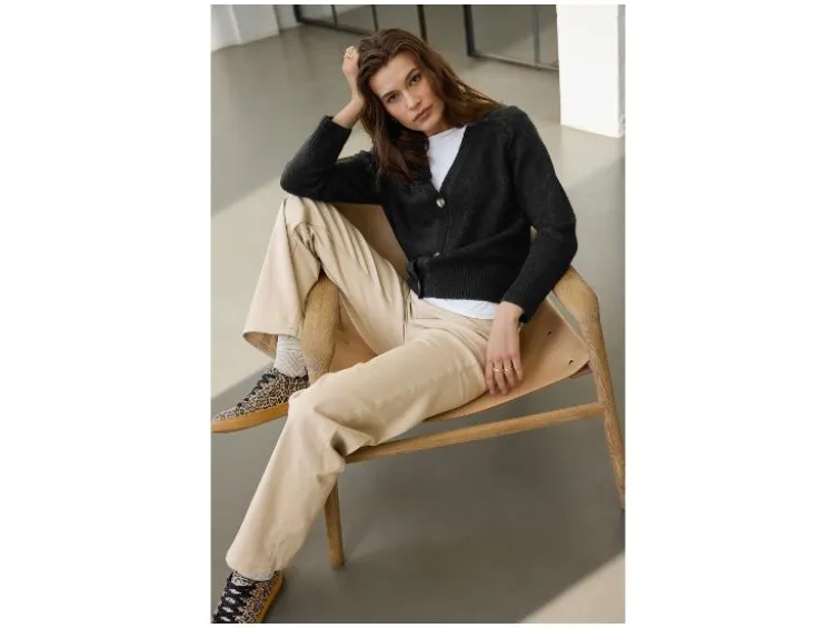 Damen Jeans, Wide Leg, hohe Leibhöhe