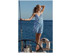 Damen Jumpsuit / Kleid, fließend lockere A-Linie