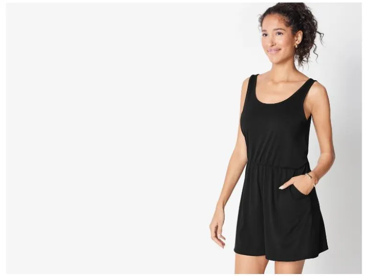 Damen Jumpsuit, mit Gummizugbund in der Taille