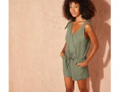 Damen Jumpsuit mit Leinen