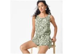 Damen Jumpsuit mit Leinen