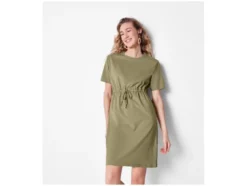 Damen Kleid, überschnittene Schultern