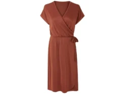 Damen Kleid, in Wickeloptik