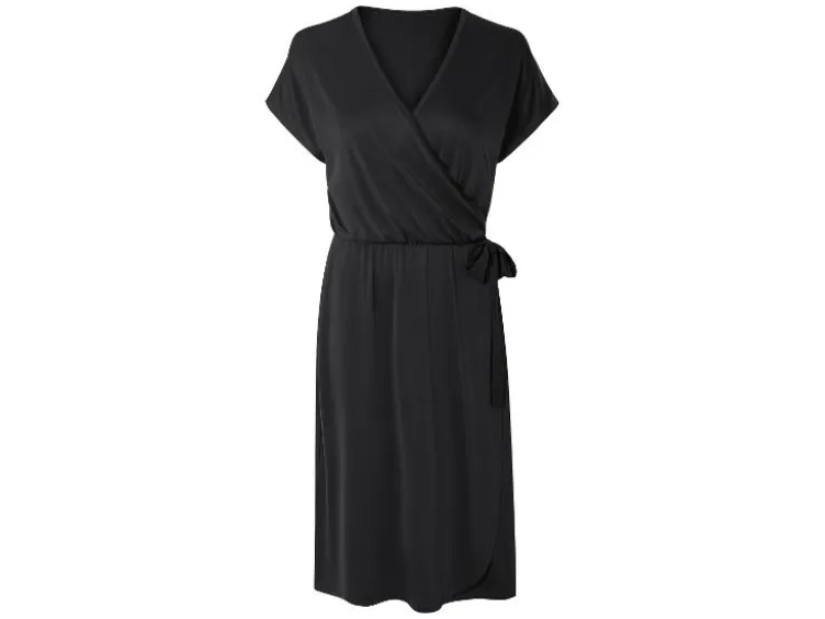 Damen Kleid, in Wickeloptik