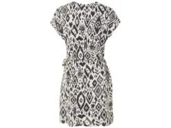 Damen Kleid, in Wickeloptik