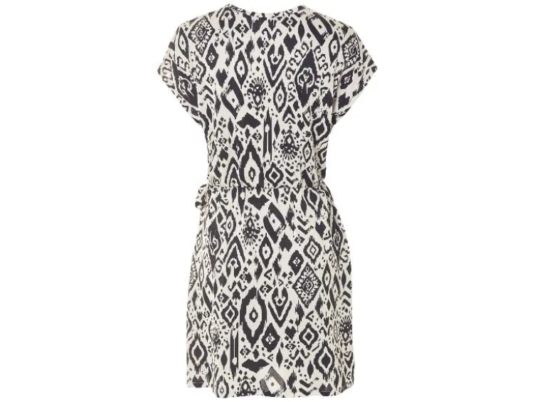 Damen Kleid, in Wickeloptik