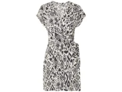 Damen Kleid, in Wickeloptik