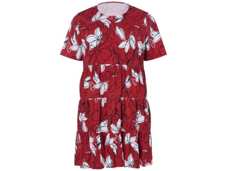 Damen Kleid, mit Baumwolle