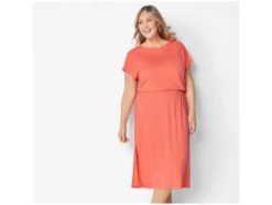 Damen Kleid mit Leinen