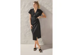Damen Kleid mit Leinen