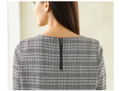 Damen Kleid, mit modischen 3/4-Ärmeln