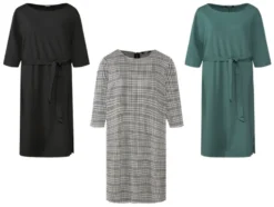 Damen Kleid, mit modischen 3/4-Ärmeln