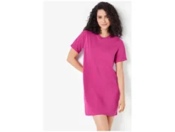 Damen Kleid, mit umgeschlagenen Ärmeln