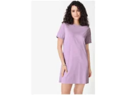 Damen Kleid, mit umgeschlagenen Ärmeln