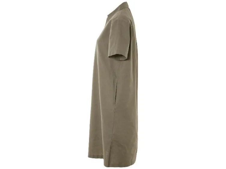 Damen Kleid / Wickelkleid mit Leinen