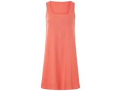 Damen Kleid / Wickelkleid mit Leinen