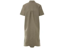 Damen Kleid / Wickelkleid mit Leinen