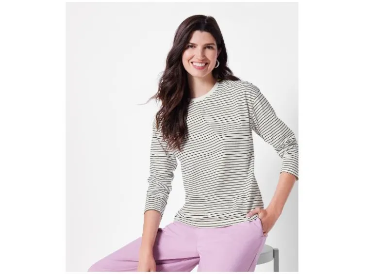 Damen Langarmshirt, aus reiner Bio-Baumwolle