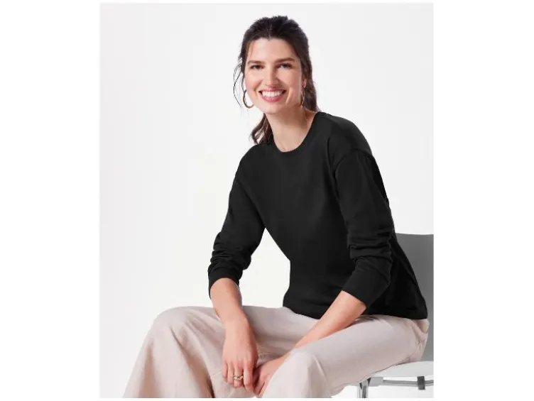 Damen Langarmshirt, aus reiner Bio-Baumwolle
