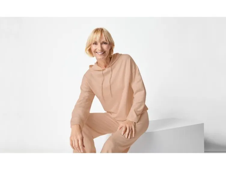 Damen Langarmshirt, leger mit Kapuze