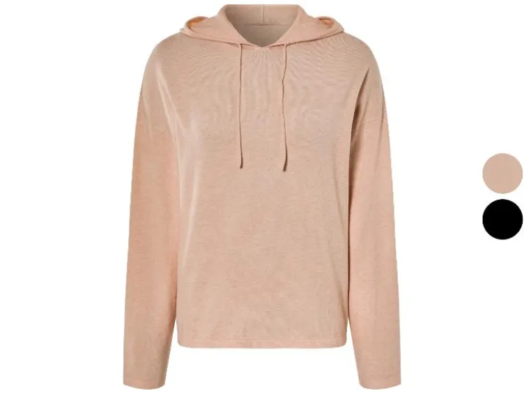 Damen Langarmshirt, leger mit Kapuze