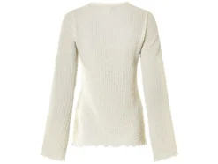 Damen Langarmshirt, mit modischem Jacquard-Jersey