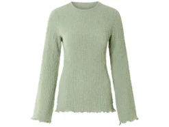 Damen Langarmshirt, mit modischem Jacquard-Jersey