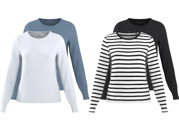 Damen Langarmshirts, 2 Stück