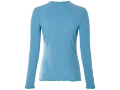 Damen Langarmshirts, 2 Stück, aus weicher Ripp-Qualität