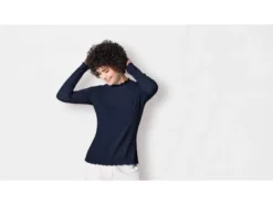 Damen Langarmshirts, 2 Stück, aus weicher Ripp-Qualität