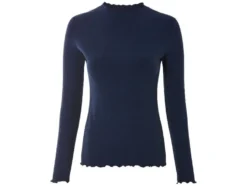 Damen Langarmshirts, 2 Stück, aus weicher Ripp-Qualität