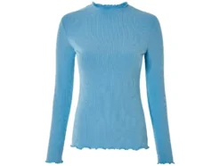 Damen Langarmshirts, 2 Stück, aus weicher Ripp-Qualität