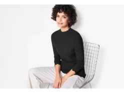 Damen Langarmshirts, 2 Stück, aus weicher Ripp-Qualität