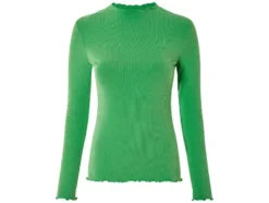 Damen Langarmshirts, 2 Stück, aus weicher Ripp-Qualität
