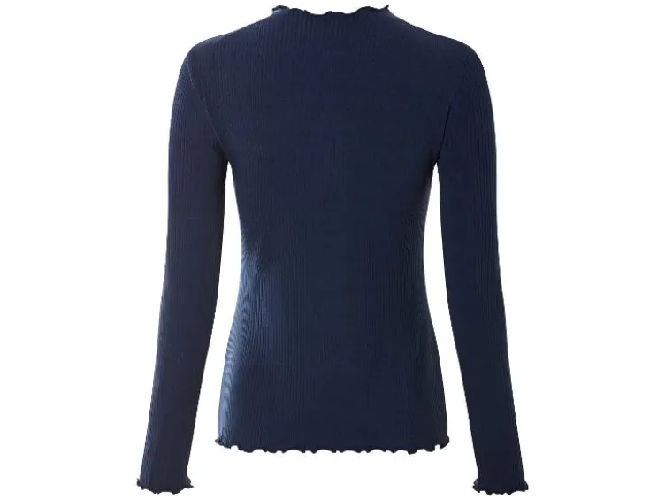 Damen Langarmshirts, 2 Stück, aus weicher Ripp-Qualität