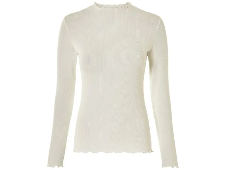 Damen Langarmshirts, 2 Stück, aus weicher Ripp-Qualität